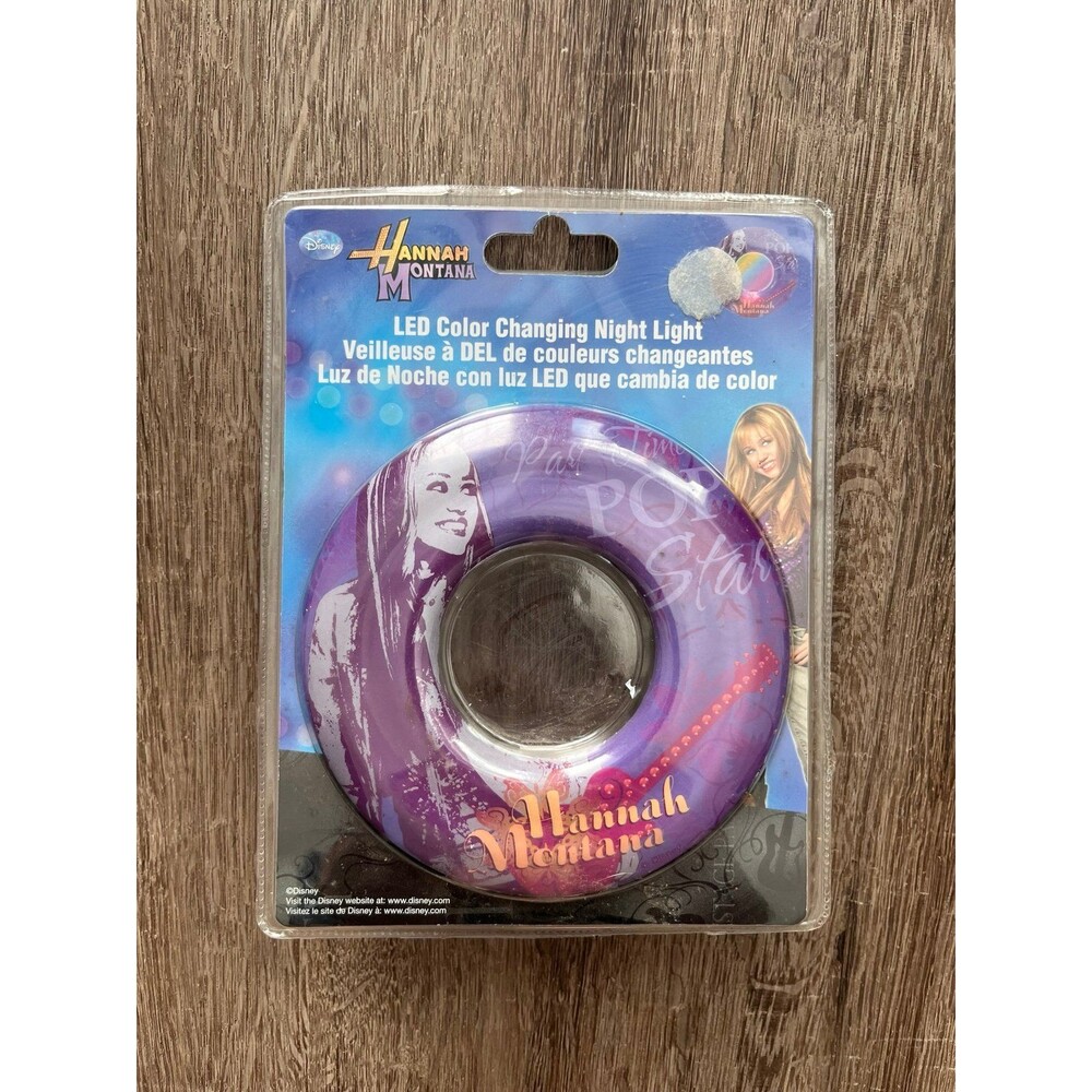 Vintage Y2K Hannah Montana Color Changing Nightlight
